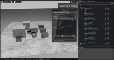 A nuclear power plant digital twin for developing robot navigation and interaction